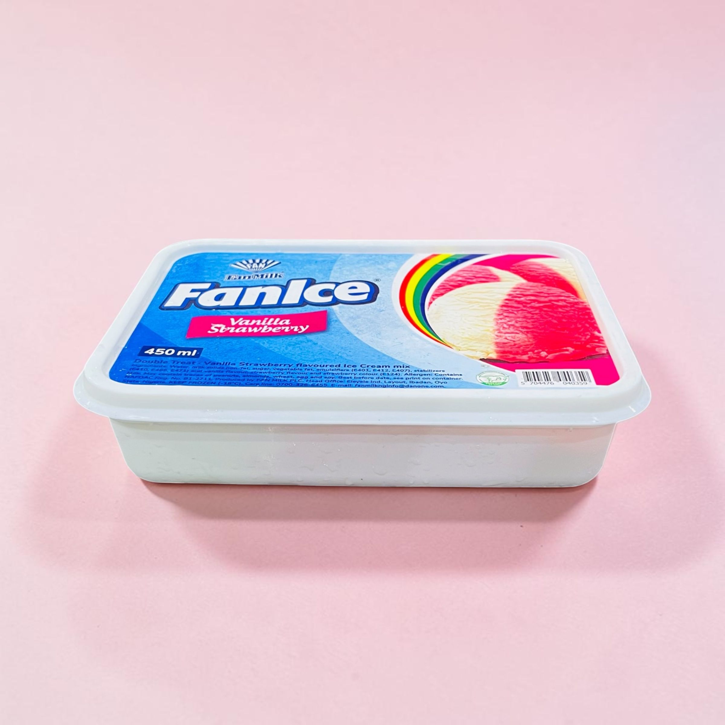 FAN ICE VANILLA STRAWBERRY